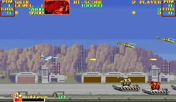 U.N. Squadron (US) screen shot game playing